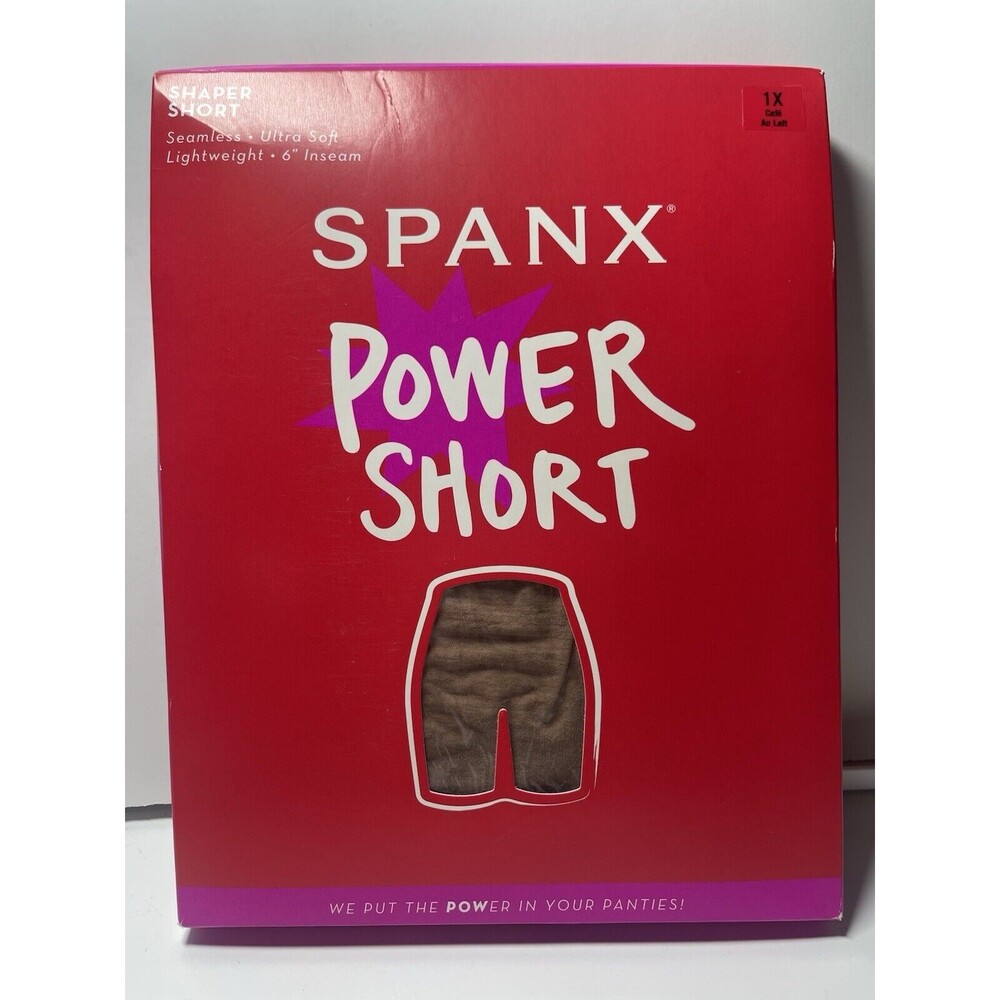 SPANX Shaper Short In Cafe Au Lair Sz 1X New